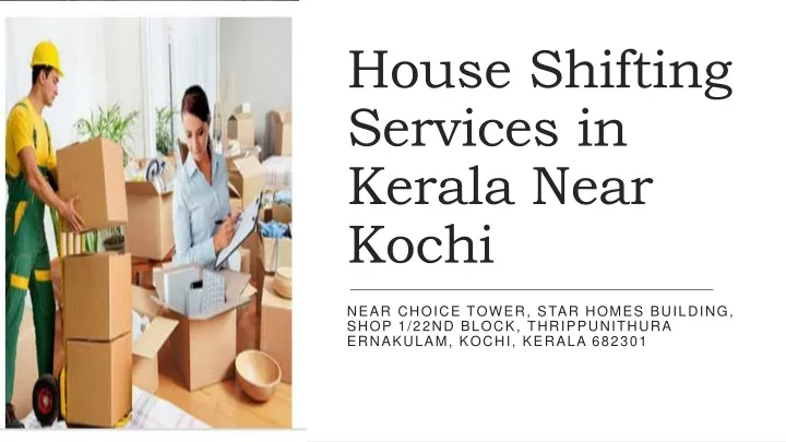 house shifting services in kerala near kochi