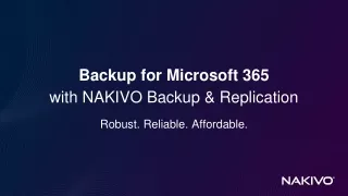 Backup for Microsoft Office 365