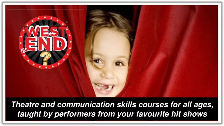 theatre and communication skills courses