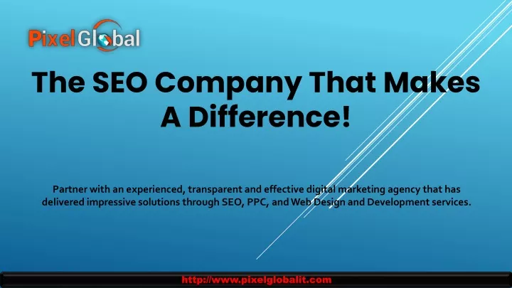 the seo company that makes a difference