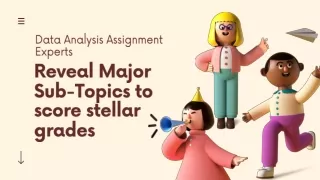 data analysis assignment experts
