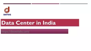 data center in india