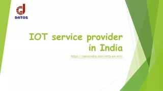 iot service provider in india