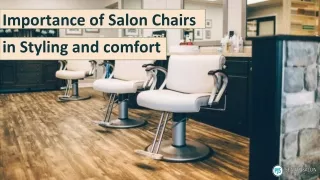Importance of Salon Chairs in Styling and comfort