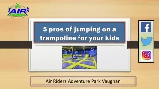 5 pros of jumping on a trampoline for your kids