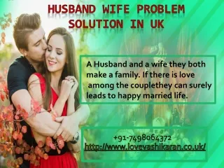 Best Ex love back solution in UK -  91-7498064372 - UK