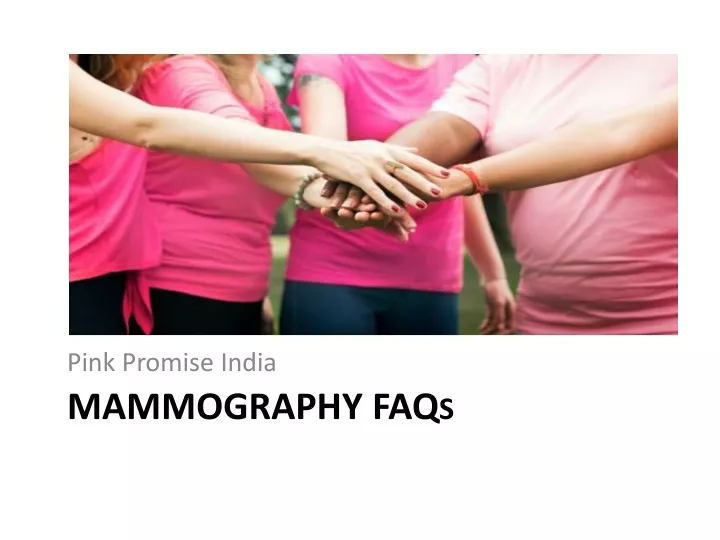mammography faq s