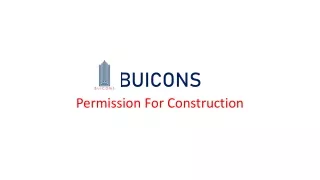 Permission For Construction