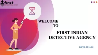 What Are The Main Task of Private Detective Agency in Delhi?