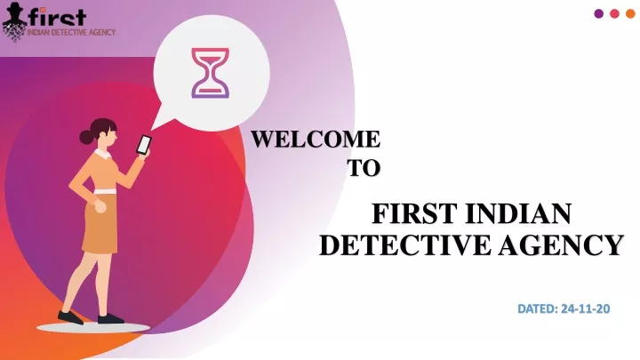 first indian detective agency