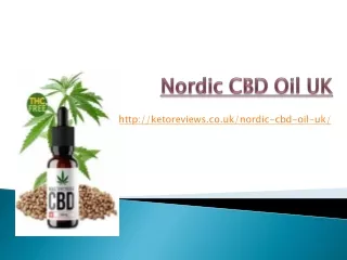 Nordic CBD Oil UK