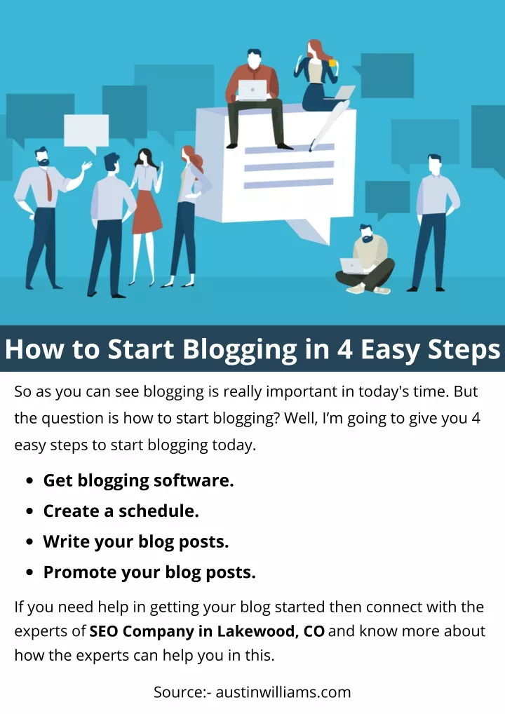 how to start blogging in 4 easy steps