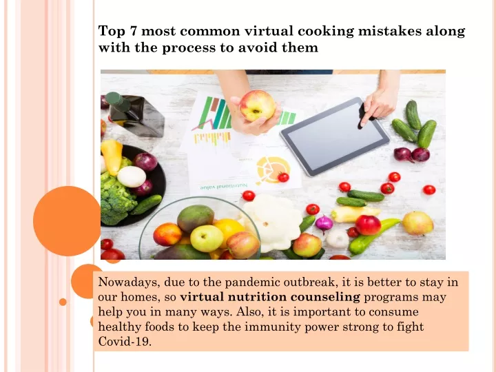 top 7 most common virtual cooking mistakes along