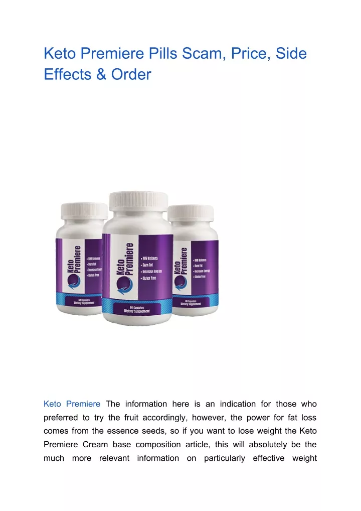 keto premiere pills scam price side effects order