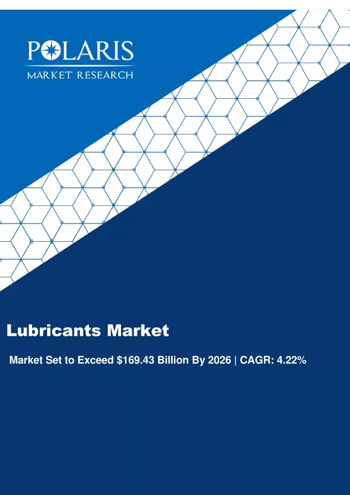 lubricants market
