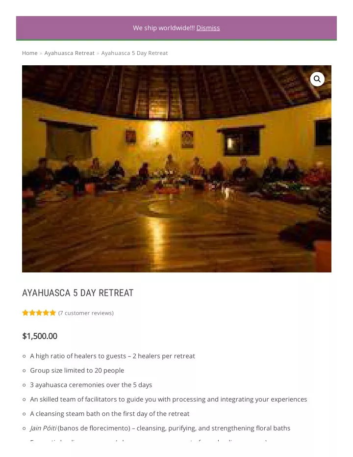 ayahuasca retreat haven