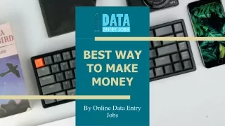 Best way to earn money by Online Data Entry Jobs