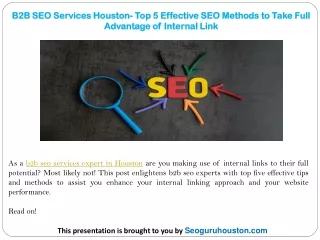 b2b seo services houston top 5 effective
