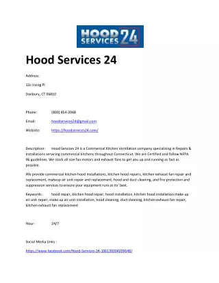 Hood Services 24