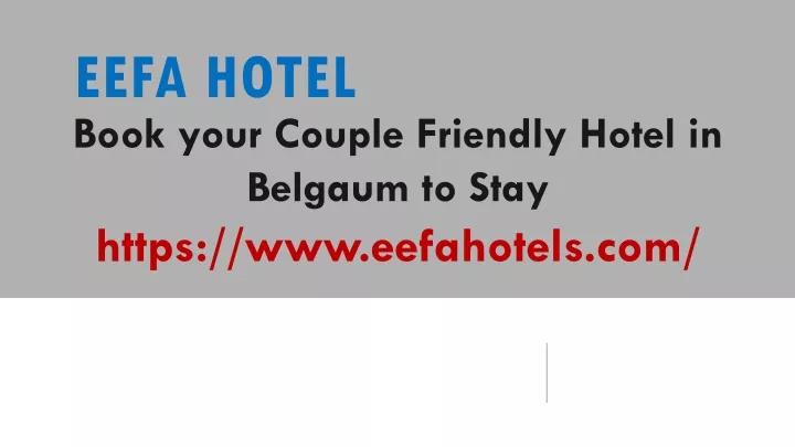 eefa hotel book your couple friendly hotel