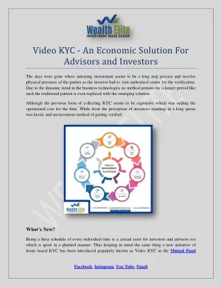 video kyc an economic solution for advisors