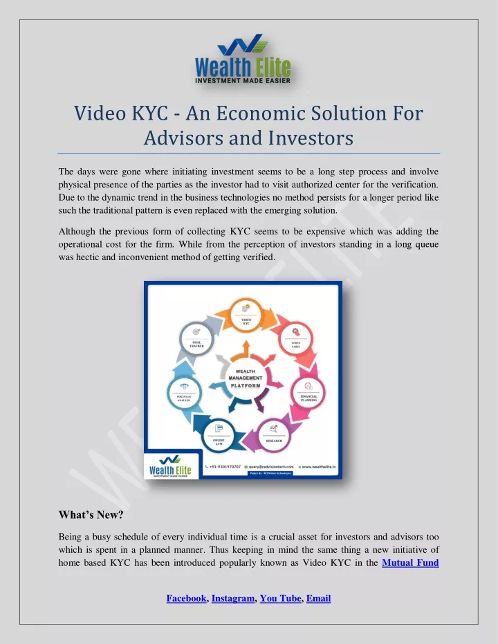 video kyc an economic solution for advisors