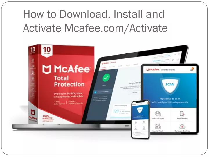 how to download install and activate mcafee com activate
