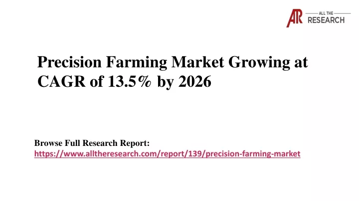precision farming market growing at cagr