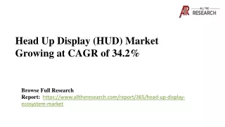 head up display hud market growing at cagr of 34 2