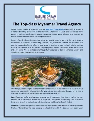 Myanmar Travel Agency