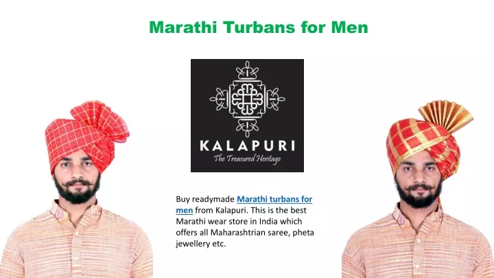 marathi turbans for men