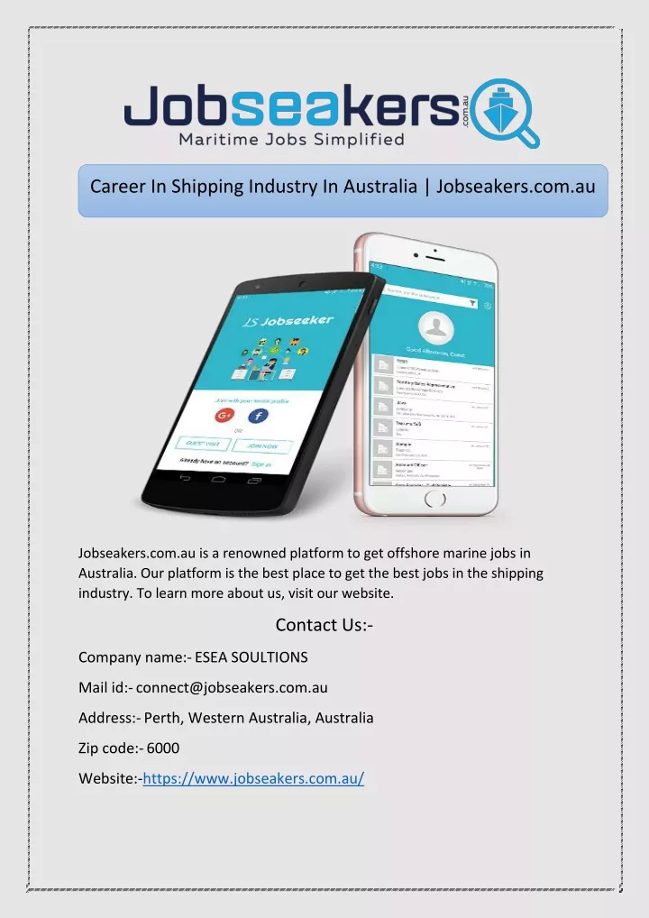 career in shipping industry in australia