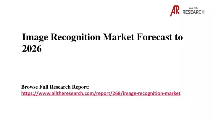 image recognition market forecast to 2026
