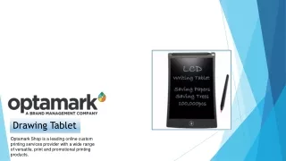Custom LCD e-Writing Drawing Tablet - Optamark