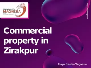 commercial property in Zirakpur