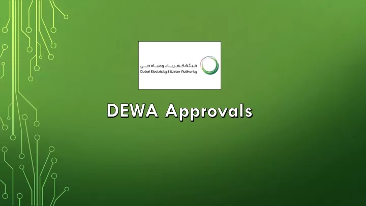 dewa approvals