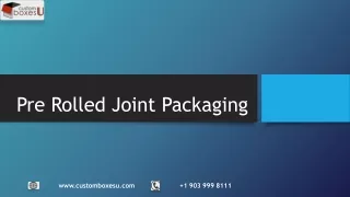 pre rolled joint packaging