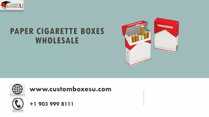 paper cigarette boxes wholesale