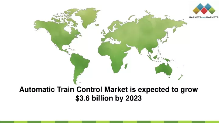 automatic train control market is expected