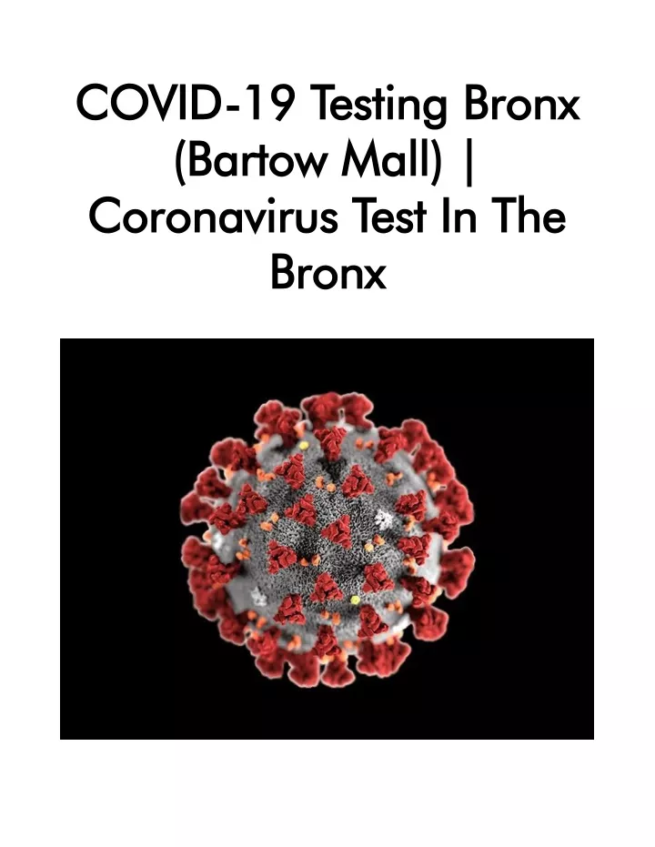 covid 19 testing bronx covid 19 testing bronx