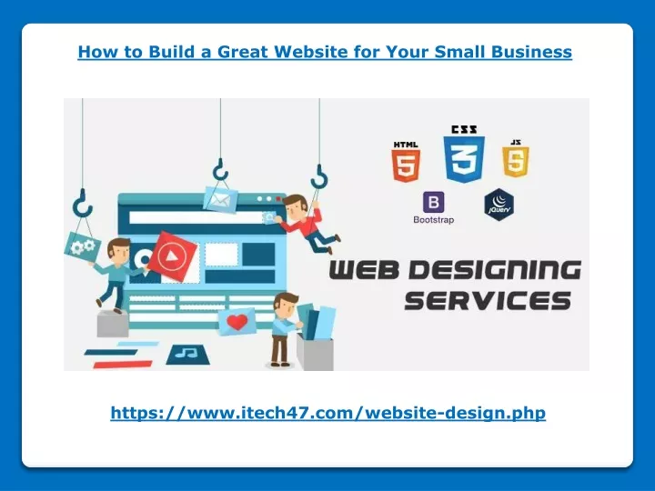 how to build a great website for your small