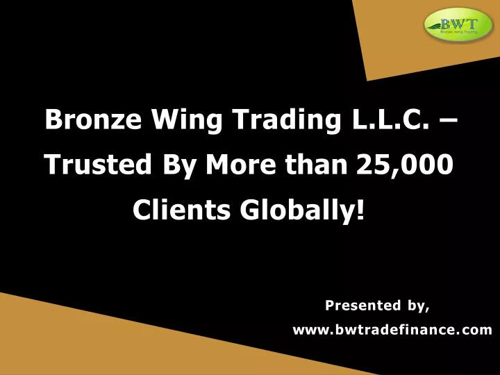 bronze wing trading l l c trusted by more than