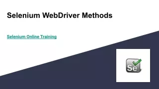selenium webdriver methods