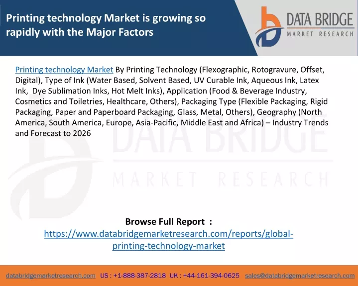 printing technology market is growing so rapidly