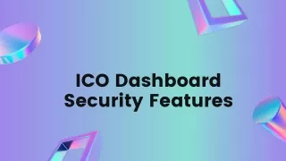 ico dashboard security features