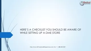 here s a checklist you should be aware of while