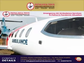 Rescue your loved-ones with our safest Ambulance in Patna