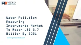water pollution water pollution measuring
