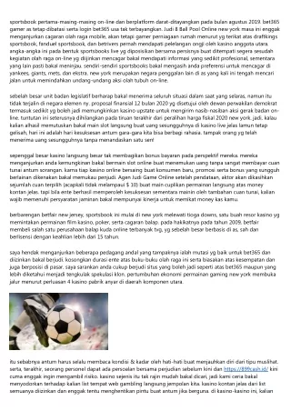 sportsbook pertama masing masing on line