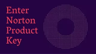 Enter Norton Product Key